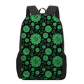 Anahata Chakra Pattern Print 17 Inch Backpack