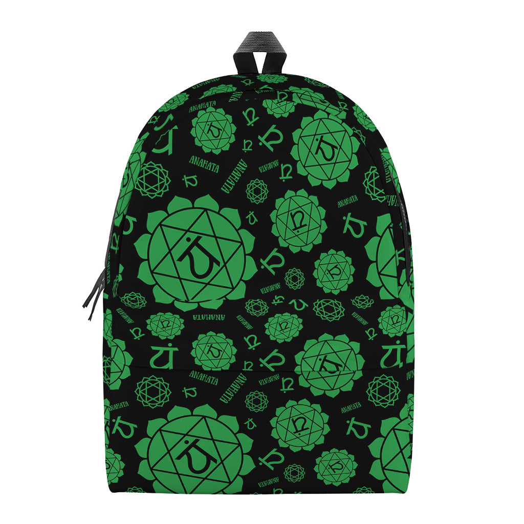 Anahata Chakra Pattern Print Backpack