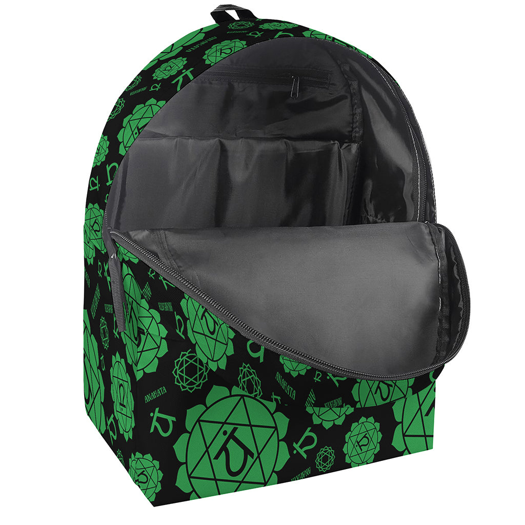 Anahata Chakra Pattern Print Backpack