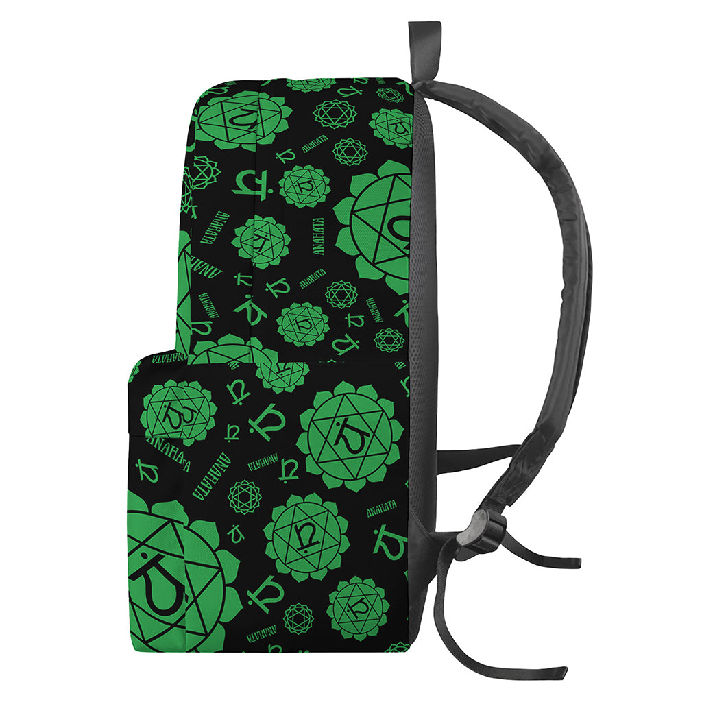 Anahata Chakra Pattern Print Backpack