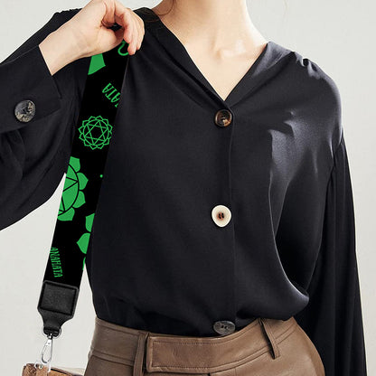 Anahata Chakra Pattern Print Bag Strap