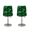 Anahata Chakra Pattern Print Bar Stool Covers