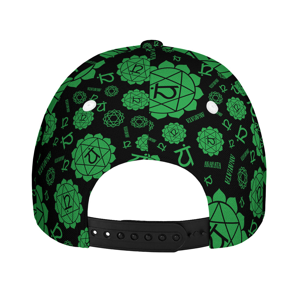 Anahata Chakra Pattern Print Baseball Cap