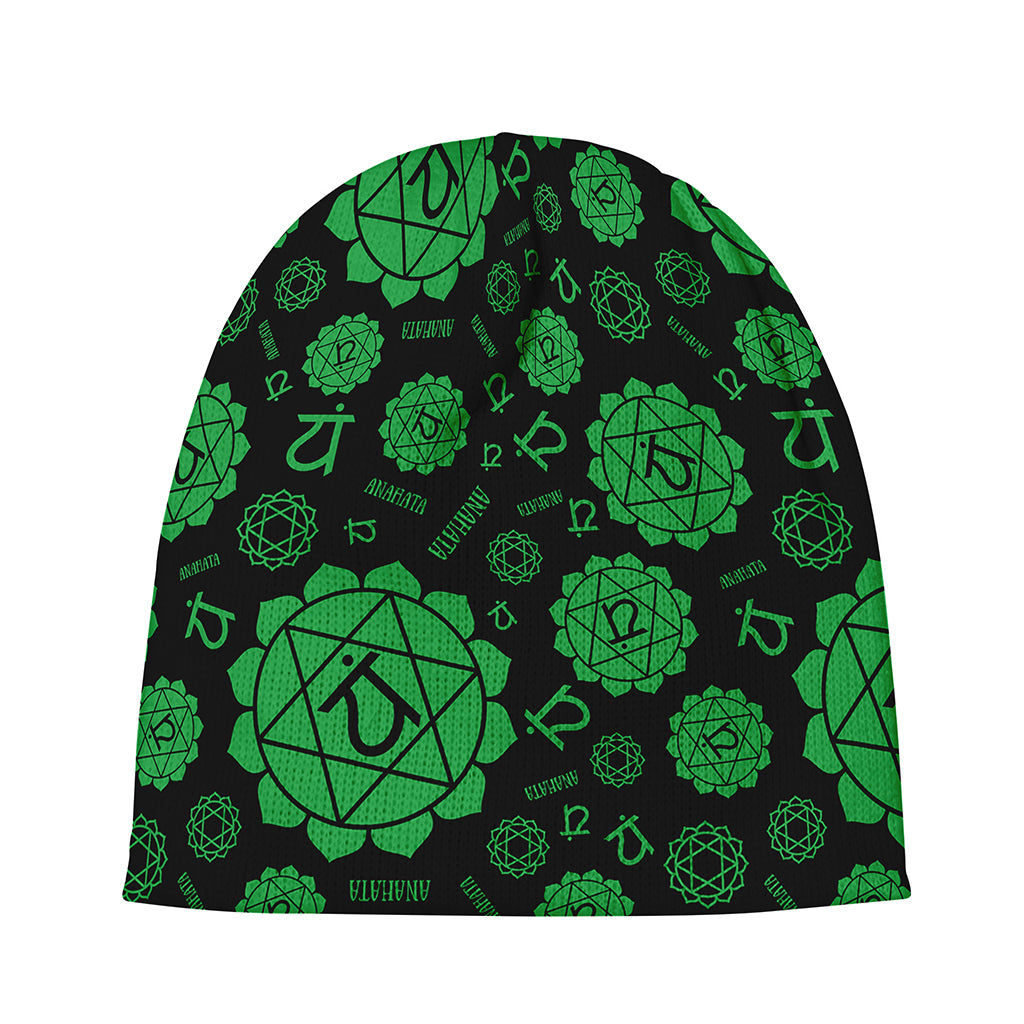 Anahata Chakra Pattern Print Beanie