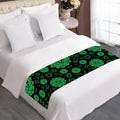 Anahata Chakra Pattern Print Bed Runner