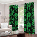 Anahata Chakra Pattern Print Dimout Grommet Curtains