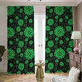 Anahata Chakra Pattern Print Dimout Pencil Pleat Curtains