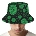 Anahata Chakra Pattern Print Bucket Hat