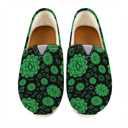 Anahata Chakra Pattern Print Casual Shoes
