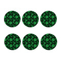 Anahata Chakra Pattern Print Coaster Set