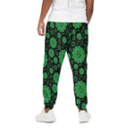 Anahata Chakra Pattern Print Cotton Pants