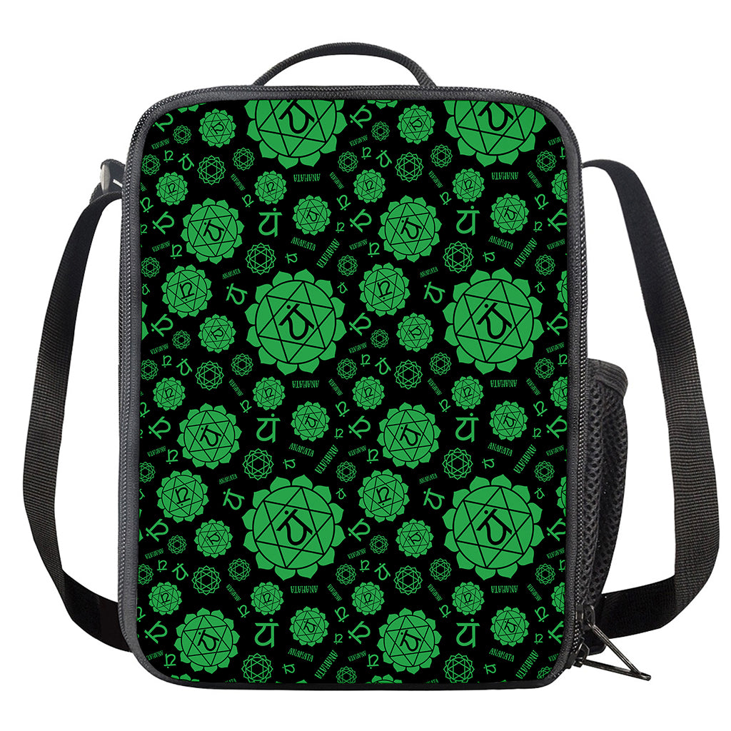 Anahata Chakra Pattern Print Crossbody Lunch Bag