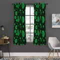 Anahata Chakra Pattern Print Grommet Curtain Panels