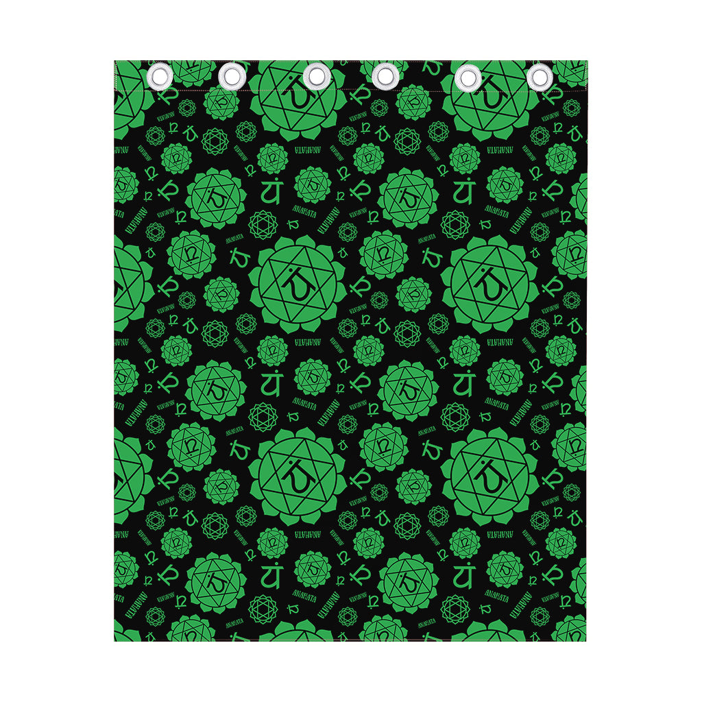 Anahata Chakra Pattern Print Curtain