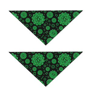 Anahata Chakra Pattern Print Dog Bandana