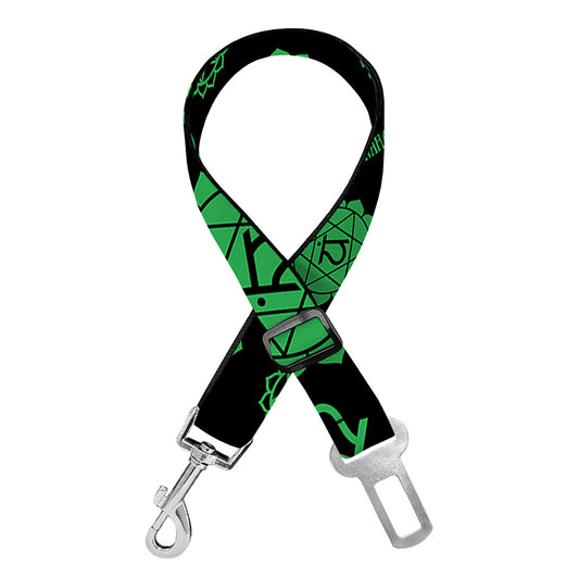 Anahata Chakra Pattern Print Dog Seat Belt