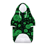 Anahata Chakra Pattern Print Dog Zip Up Hoodie