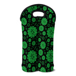 Anahata Chakra Pattern Print Double Neoprene Wine Tote
