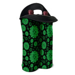 Anahata Chakra Pattern Print Double Neoprene Wine Tote