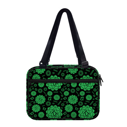 Anahata Chakra Pattern Print Double Strap Bible Bag