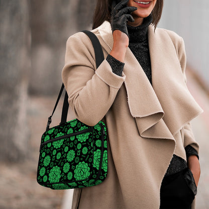 Anahata Chakra Pattern Print Double Strap Bible Bag