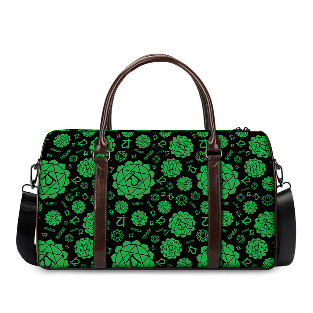 Anahata Chakra Pattern Print Duffle Bag