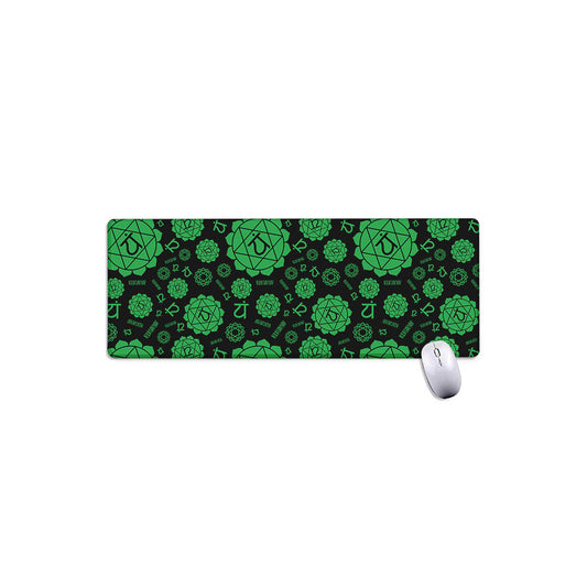 Anahata Chakra Pattern Print Extended Mouse Pad
