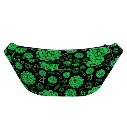 Anahata Chakra Pattern Print Fanny Pack