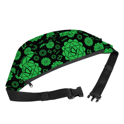 Anahata Chakra Pattern Print Fanny Pack