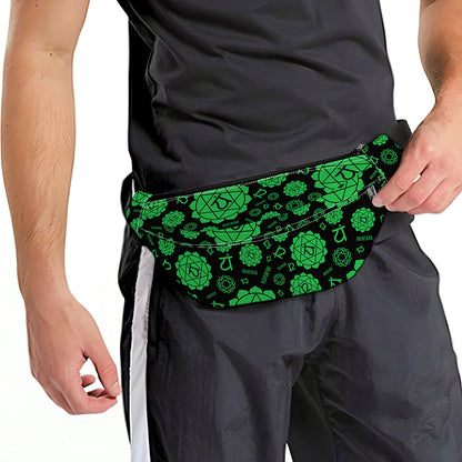 Anahata Chakra Pattern Print Fanny Pack