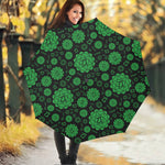 Anahata Chakra Pattern Print Foldable Umbrella