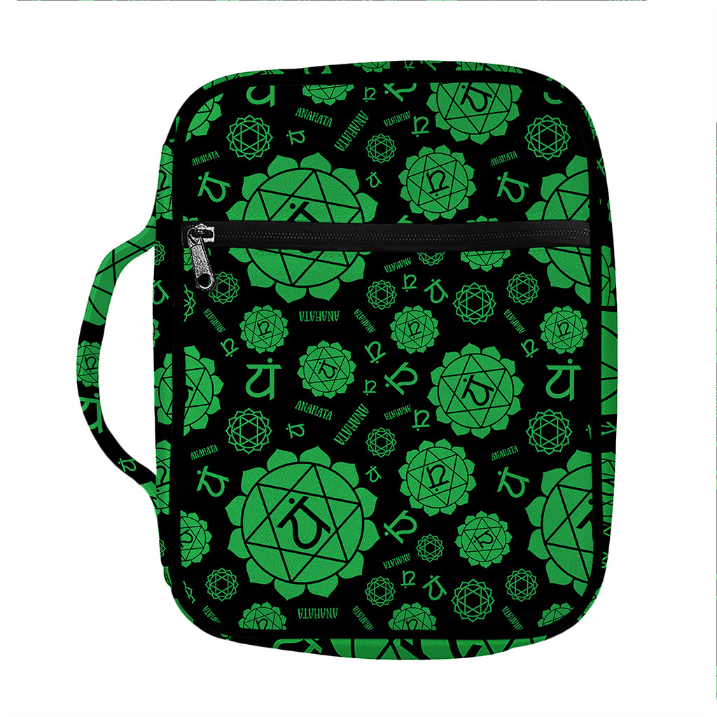 Anahata Chakra Pattern Print Front Pocket Bible Bag