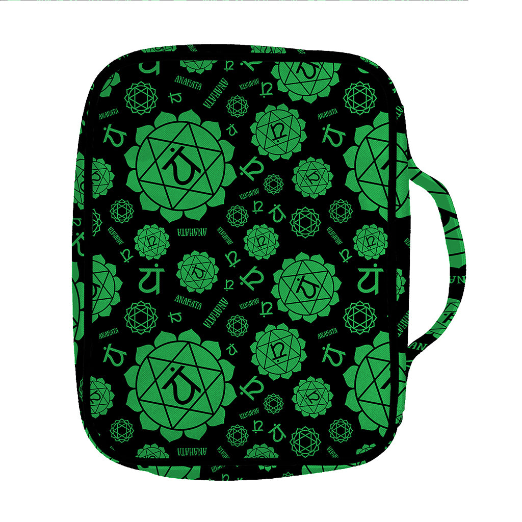 Anahata Chakra Pattern Print Front Pocket Bible Bag