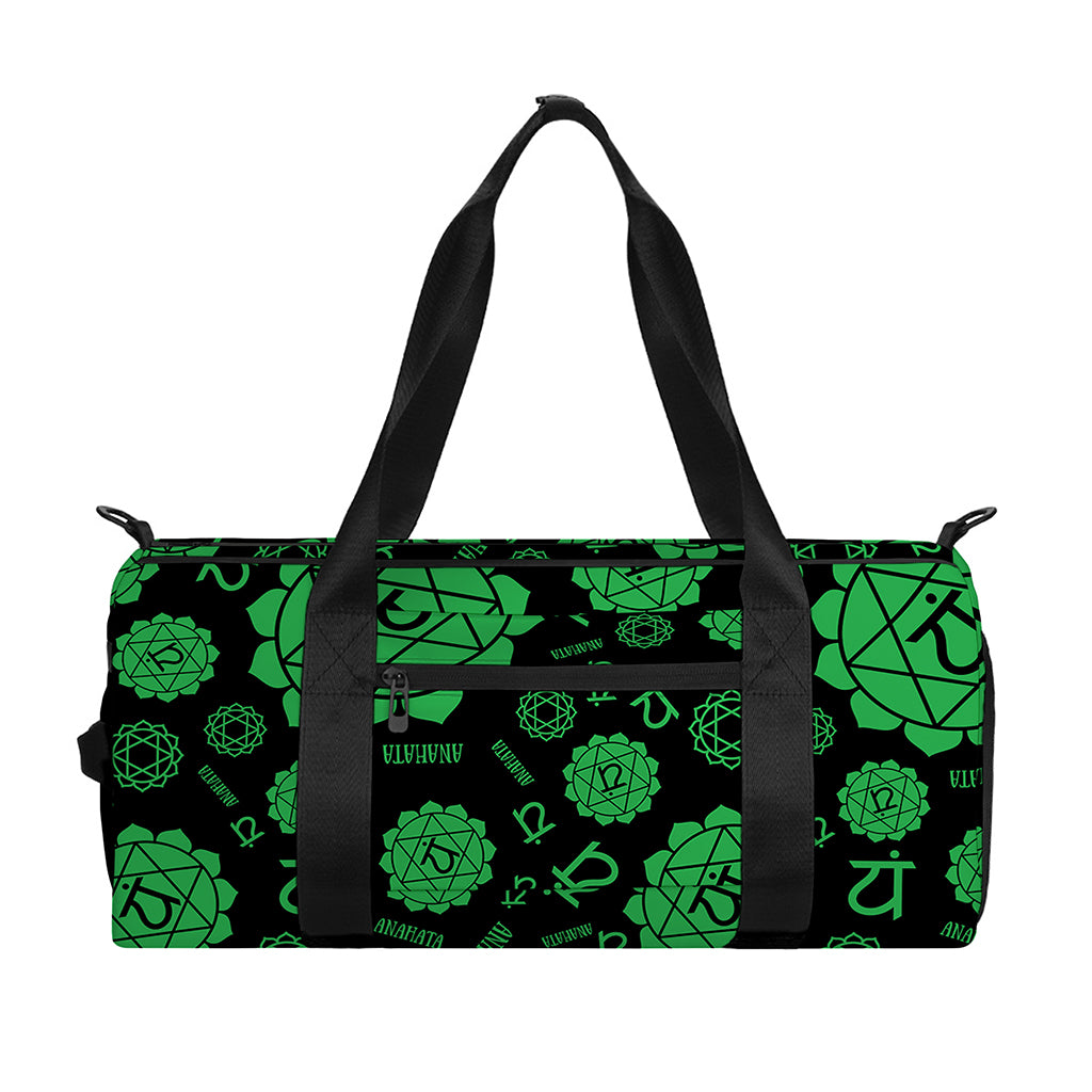 Anahata Chakra Pattern Print Gym Bag