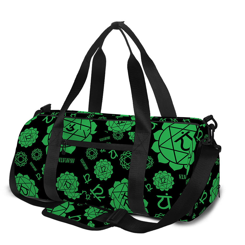 Anahata Chakra Pattern Print Gym Bag