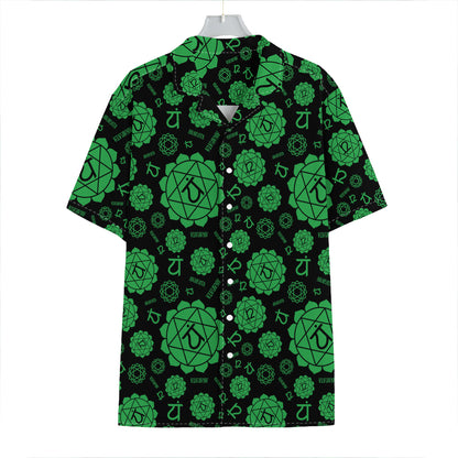 Anahata Chakra Pattern Print Hawaiian Shirt