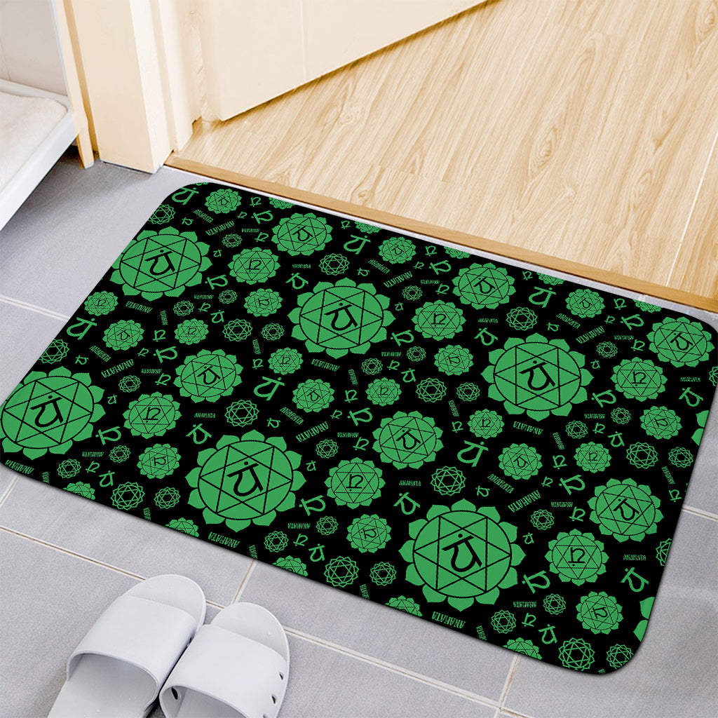 Anahata Chakra Pattern Print Indoor Door Mat