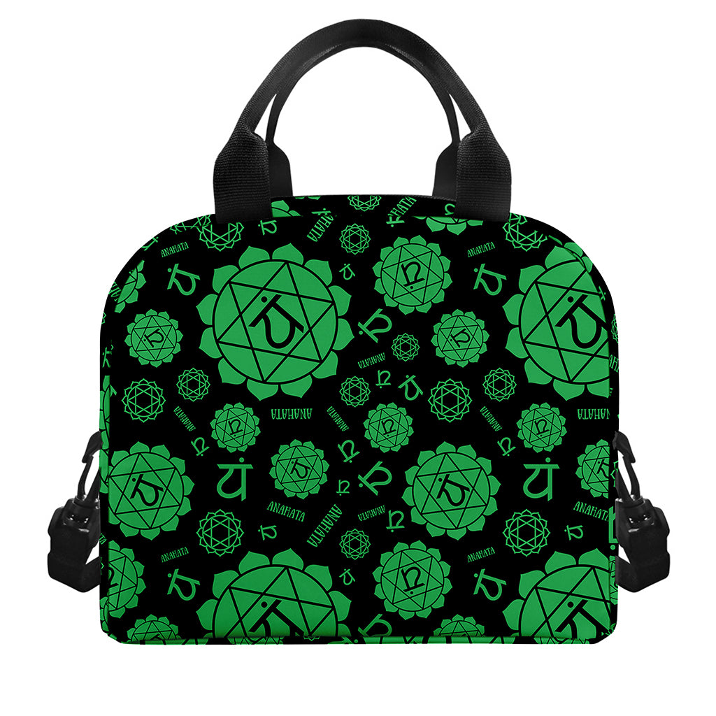 Anahata Chakra Pattern Print Insulated Lunch Bag