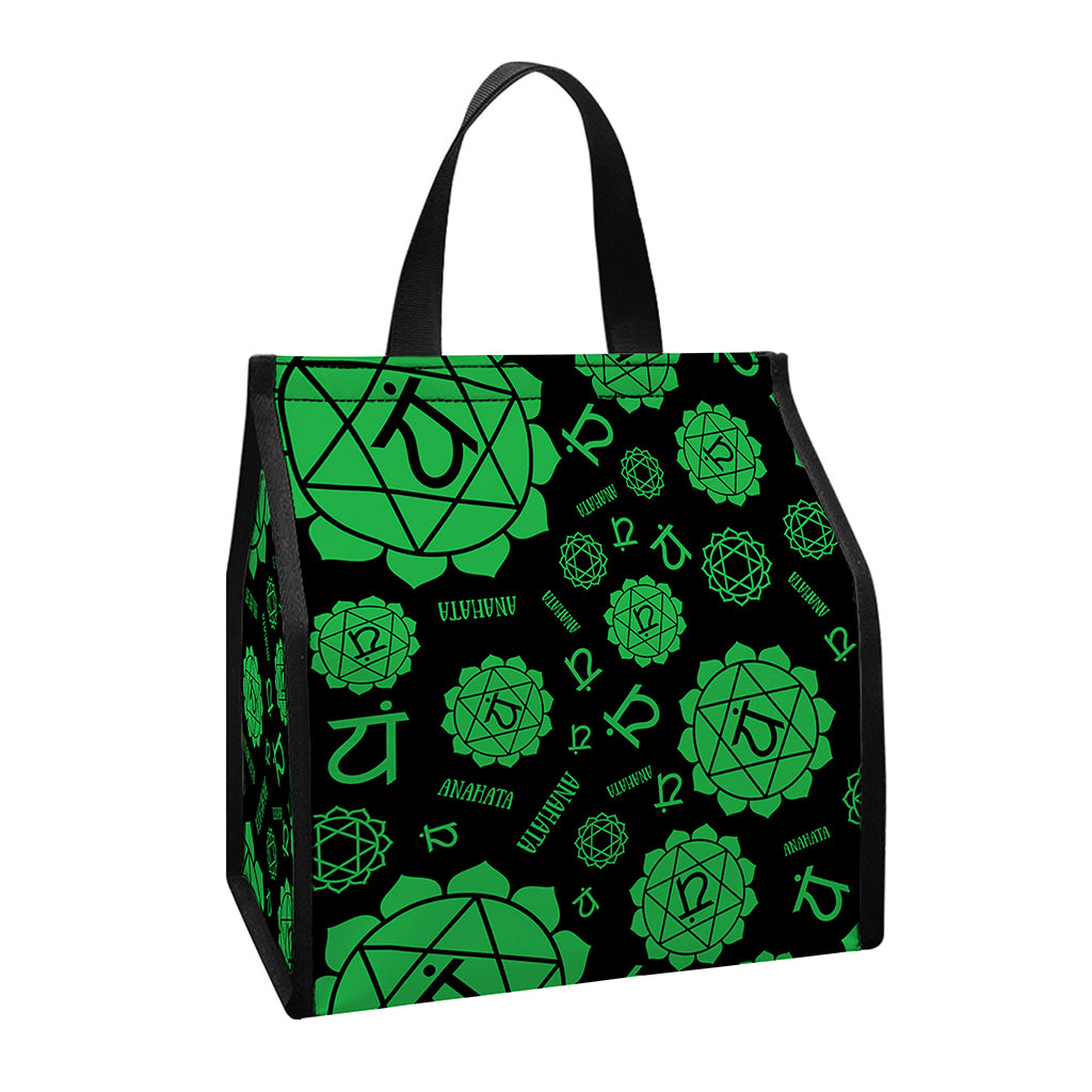 Anahata Chakra Pattern Print Insulated Lunch Tote