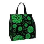 Anahata Chakra Pattern Print Insulated Lunch Tote