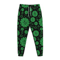 Anahata Chakra Pattern Print Jogger Pants