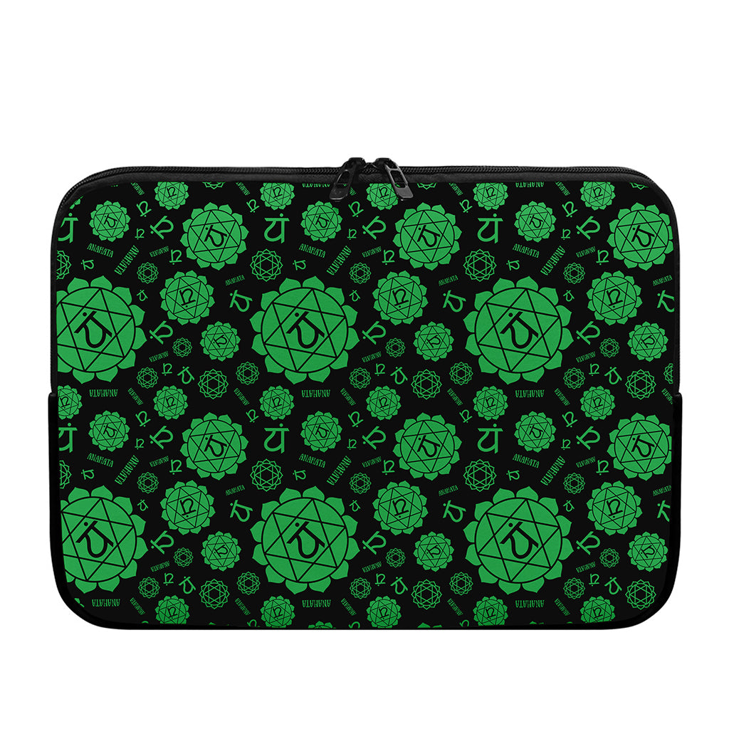 Anahata Chakra Pattern Print Laptop Sleeve