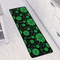 Anahata Chakra Pattern Print Long Kitchen Mat