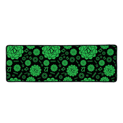 Anahata Chakra Pattern Print Long Kitchen Mat