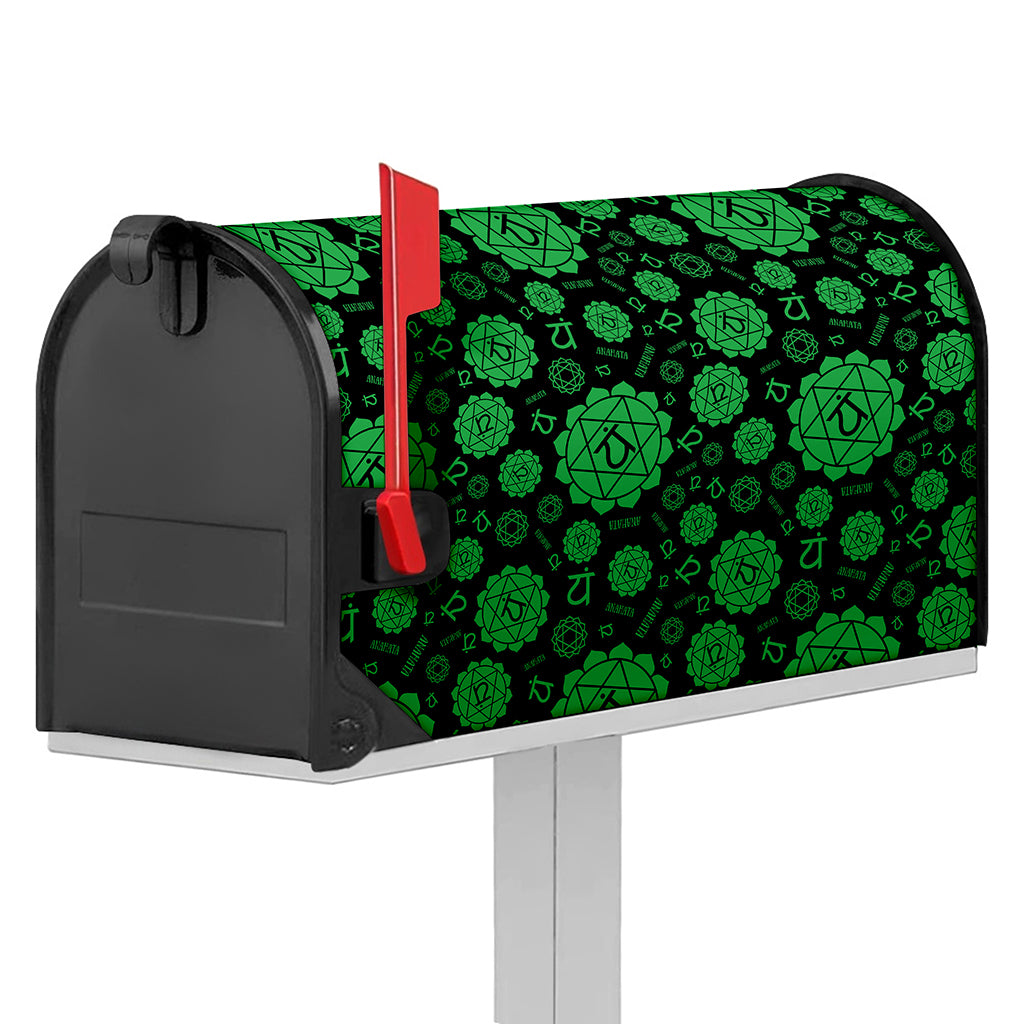 Anahata Chakra Pattern Print Mailbox Cover
