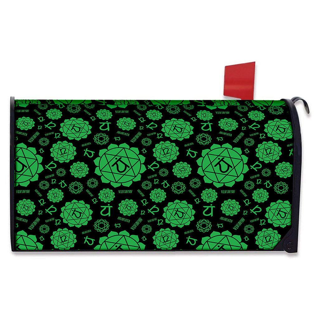 Anahata Chakra Pattern Print Mailbox Cover