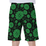 Anahata Chakra Pattern Print Men's Beach Shorts