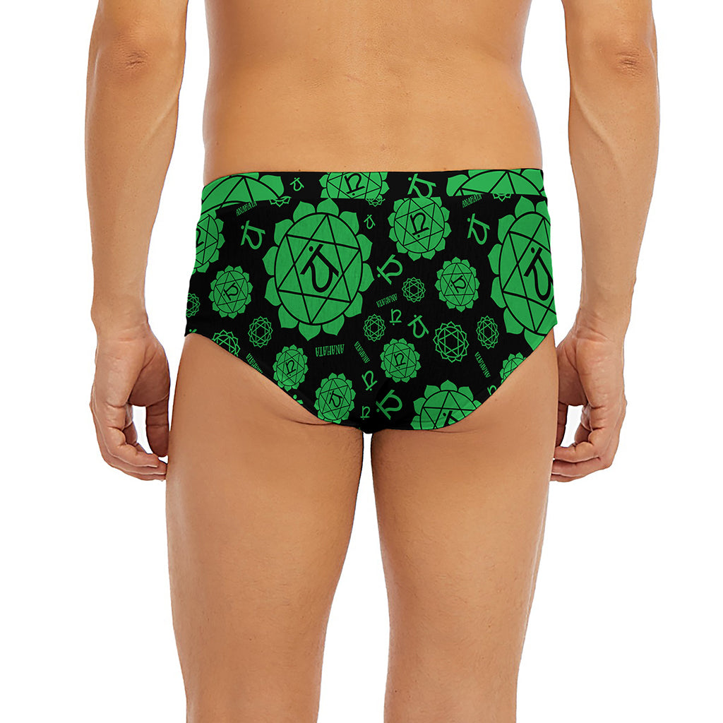 Anahata Chakra Pattern Print Men's Briefs