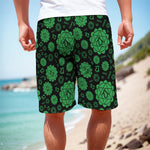 Anahata Chakra Pattern Print Men's Cargo Shorts