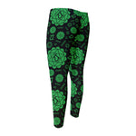 Anahata Chakra Pattern Print Men's Compression Pants